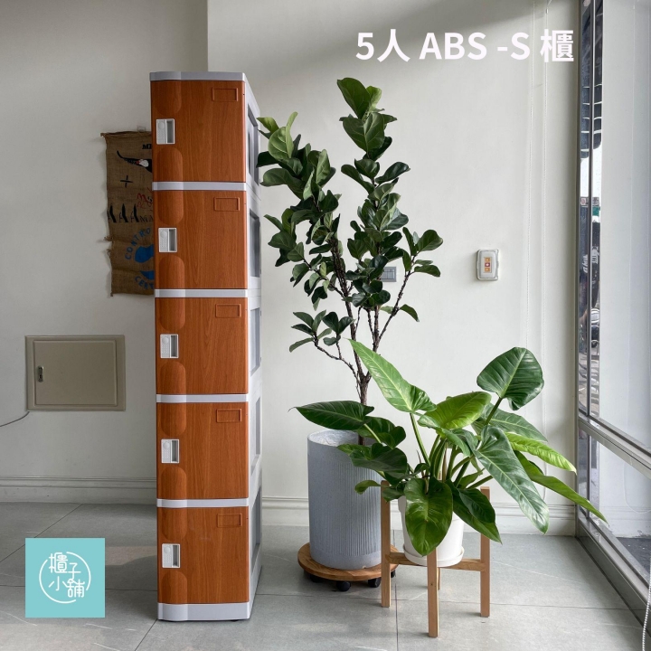 15人 ABS櫃- S 木紋門板- 把手櫃新竹學生櫃
